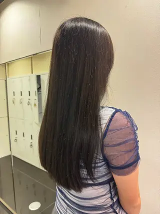 ロング ダブルカラーベージュ カラー/tuburaのヘアスタイル