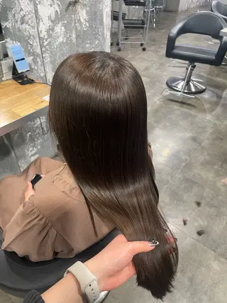 カラー 🤍ベージュ/透明感 韓国ヘア/まりん🤍のヘアスタイル