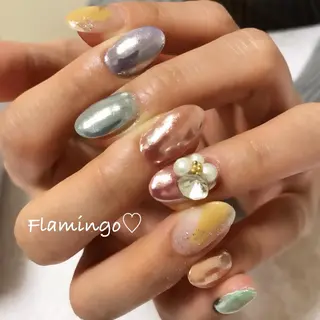 ネイル 40代からの爪を守る ×ケア重視サロン♡のネイルデザイン