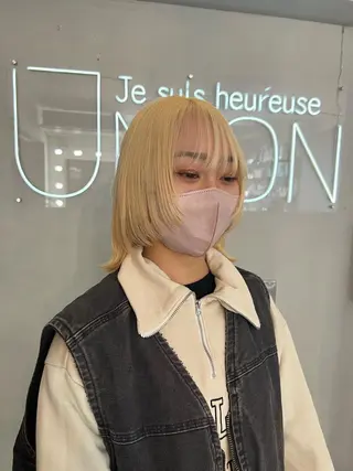 ミディアム カラー je suis heureuse所属・ハイライトカラー 🌀ゆい❣️のヘアスタイル