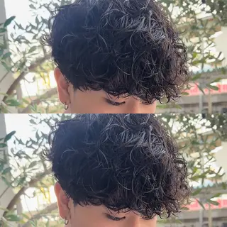 パーマ メンズ 年間2000名担当◎ パーマ職人/仲原佑樹のヘアスタイル