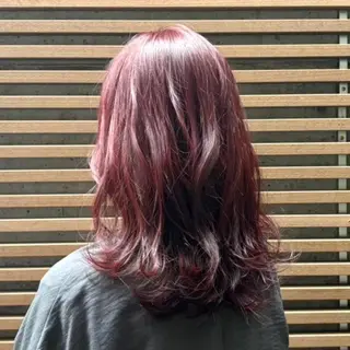 セミロング カラー 秋山 達乃進のヘアスタイル