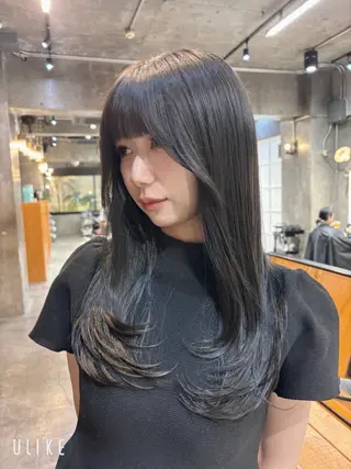 ロング カラー 【当日OK◉】レ イヤー/透明感カラーのヘアスタイル