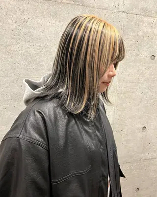 ミディアム カラー 後藤紗英/髪質改善 /オリーブベージュのヘアスタイル