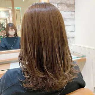 ミディアム 🌸小島友梨香🌸 ブリーチカラーのヘアスタイル