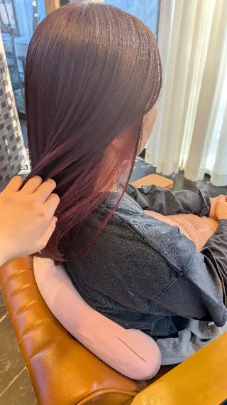 セミロング カラー hair salon miite所属・【miite】 斉藤美穂のヘアスタイル