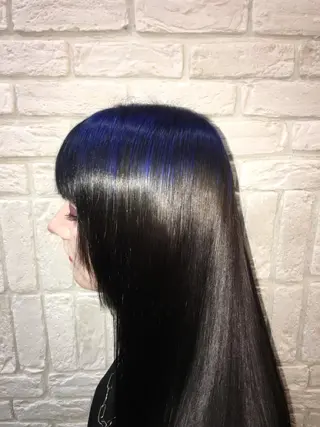 ロング カラー 🦉静かに過ごしたい 方、個室席🦉タナカのヘアスタイル