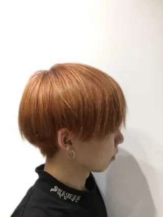 ショート カラー メンズ Lauburu  bat.hair渋谷2号店 【ラウブル バトヘアー シブヤ】所属・メンズ特化🔥 アサオカカズキのヘアスタイル