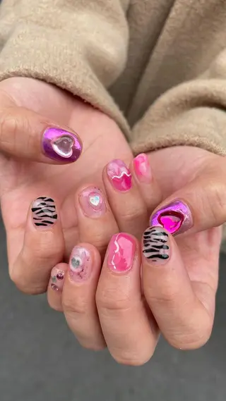 ネイル 栗田 ゆう子のネイルデザイン