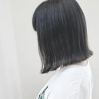 ミディアム カラー レイヤーカット/ ウルフカット/大橋 のヘアスタイル