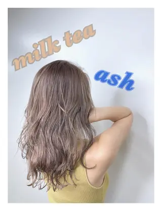 セミロング カラー AI 高田馬場店のヘアスタイル