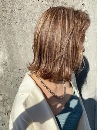 ミディアム mono.所属・南茨/ヘッドスパ /カット/momoのヘアスタイル