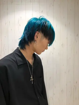 ショート カラー メンズ dogstar小林諒 レイヤー/パーマのヘアスタイル