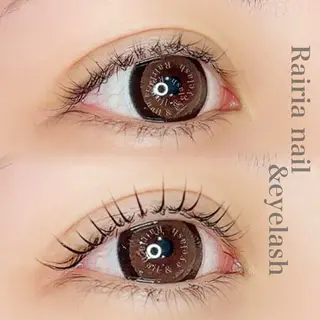 マツエク・マツパ Rairia nail&eyelash所属・Rairia CHIKAのマツエク・マツパデザイン