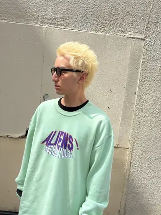 ショート カラー メンズ SALOWIN天神大名店所属・吉武 茂暉のヘアスタイル