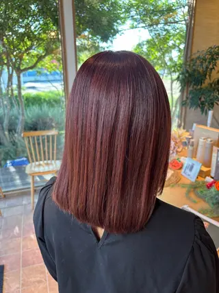 カラー 加藤 礼奈のヘアスタイル