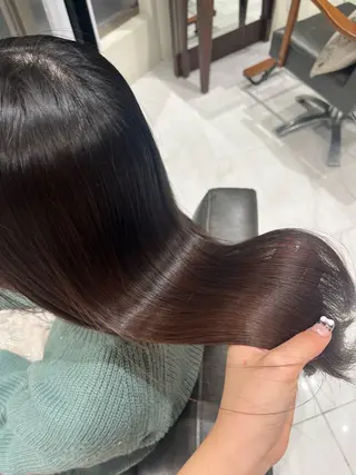ミディアム 🩶透明感カラー/ うる艶/nanakoのヘアスタイル