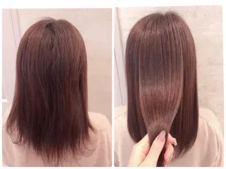 ミディアム 代表山口ひな 髪質改善のプロのヘアスタイル