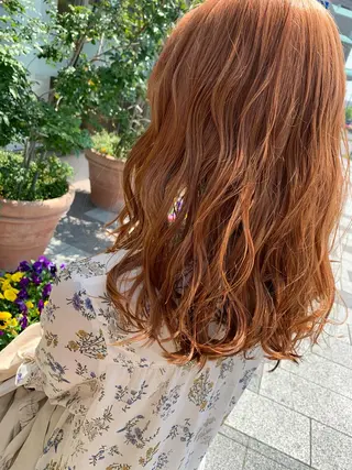 ミディアム カラー 髪質改善美容室Lust所属・美容室Lust💚 嶋崎 鷹のヘアスタイル