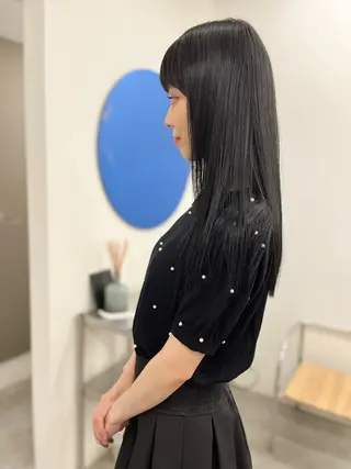 ロング カラー KEPKA ヤマグチ 天神 今泉のヘアスタイル