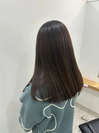 セミロング カラー ヘアセット/ワンカラ ー💐nao.のヘアスタイル