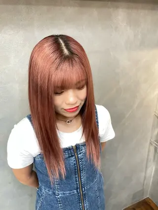 ロング カラー TNB TOKYO所属・Insta 指名 No.1KURUMIのヘアスタイル