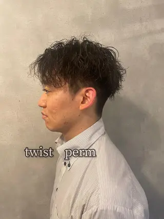 メンズ フリーランスシェアサロンルレイル所属・心斎橋/メンズ /ルレイル/地形真希のヘアスタイル
