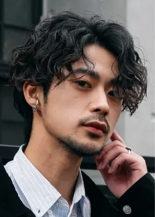 パーマ メンズ “fifth”川内 泰智／メンズパーマのヘアスタイル