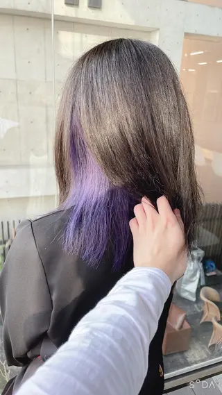 ミディアム merci JUNKIのヘアスタイル