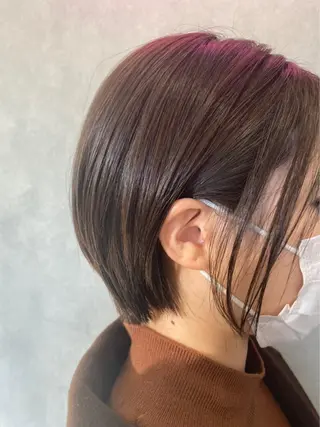 ショート カラー 🕶️佐藤 海李🐏のヘアスタイル