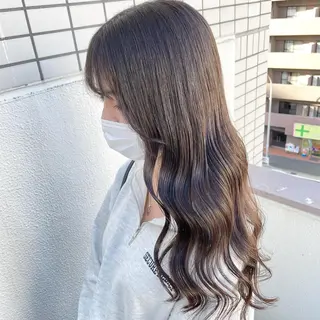 ロング カラー I'S.横浜所属・赤み消しカラー 🍀JUNKIのヘアスタイル