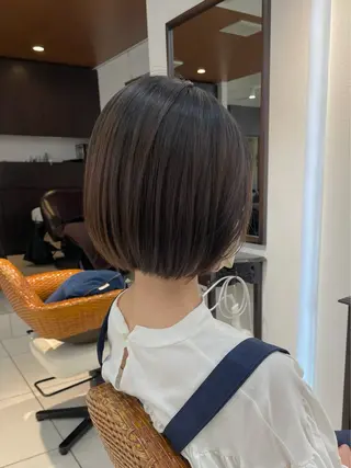 ショート DIFINOaoyama所属・🎧ayaka/ボブ /透明感カラー🩵のヘアスタイル