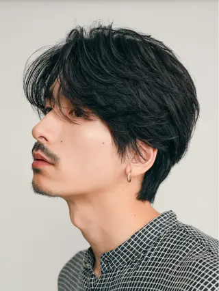 ミディアム パーマ メンズ fifth 天神大名所属・天神大名メンズパーマ 【fifth】のヘアスタイル