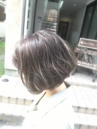 カラー パーマ ✨大人美人ショート✨ 店長　藤井一輝のヘアスタイル