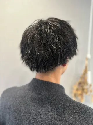 ショート パーマ メンズ K Harukaのヘアスタイル