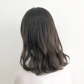 ミディアム カラー お洒落パーマ/ 艶カラー/michiのヘアスタイル