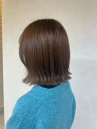 ミディアム カラー 韓国/透明感カラー さなのヘアスタイル