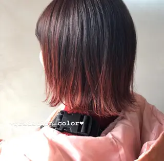 ショート カラー 【美髪】髪質改善 縮毛矯正🪄Annaのヘアスタイル