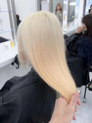 ロング カラー 🤍ベージュ×艶髪 🤍Ryuta🤍のヘアスタイル