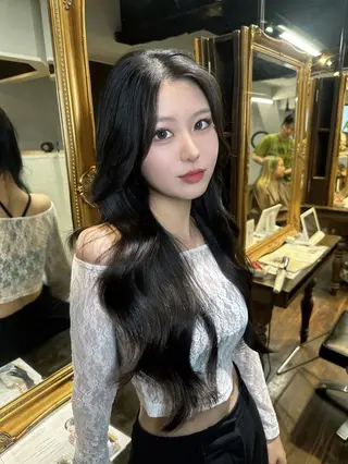 ロング カラー ワンホンヘア ケラチン/Kaitoのヘアスタイル