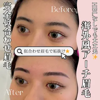 アイブロウ WHITEEYE堺東 店長/藁粥　明の眉毛・アイブロウイメージ