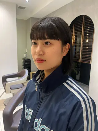 ショート noé所属・HINA/栄/ボブ/ ボブパーマ/インナーのヘアスタイル