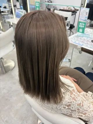 セミロング カラー 透明感/韓国風 🇰🇷RYUKIのヘアスタイル