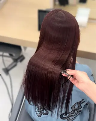 ロング カラー youres hair 髪質改善トリートメント&ヘッドスパ  新宿三丁目店【ユアーズヘア】所属・🦋透明感カラー 👑NODOKA🦋のヘアスタイル