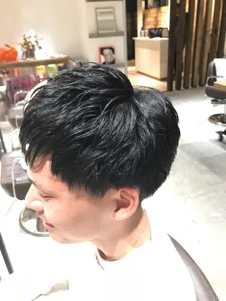 ショート カラー メンズ espace      de   coiffure所属・門脇 直也のヘアスタイル
