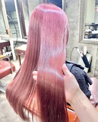 ロング 【💎ツヤ髪💎】 ダメージレスカラー✨のヘアスタイル