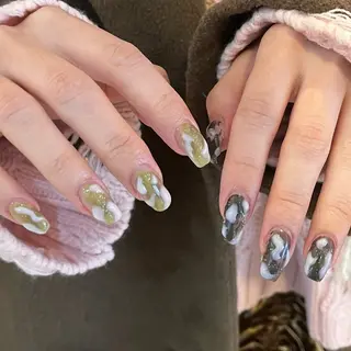 ネイル 文 /個性派ネイルのネイルデザイン