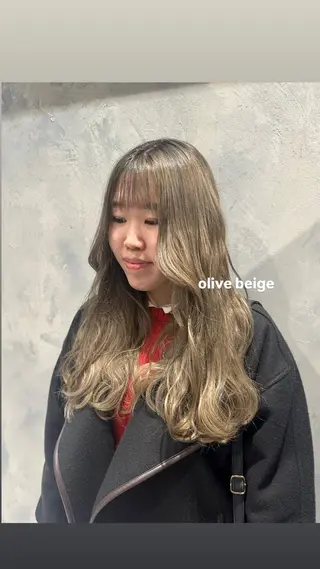 ロング カラー GO TODAY SHAiRE SALON所属・天野 瑠真のヘアスタイル