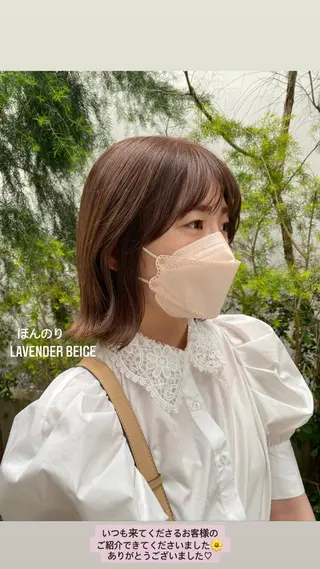 ミディアム fons'所属・ナガイ アヤのヘアスタイル