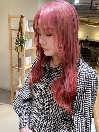 ロング カラー ヘアアレンジ cocoluana(ココルアナ)所属・韓国風ヘア専門 🇰🇷Noaのヘアスタイル